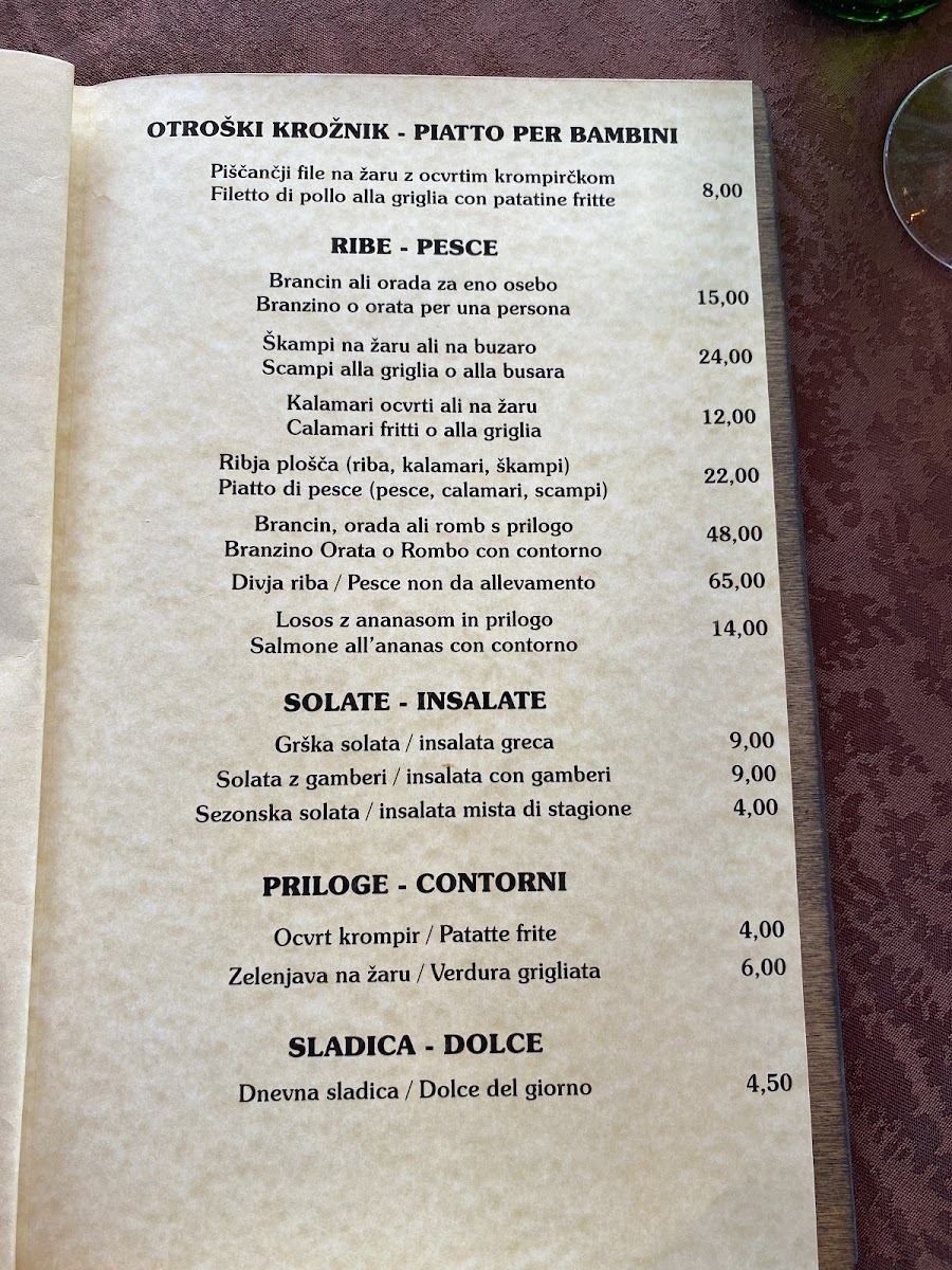 Menu Ristorante Aquarium-5